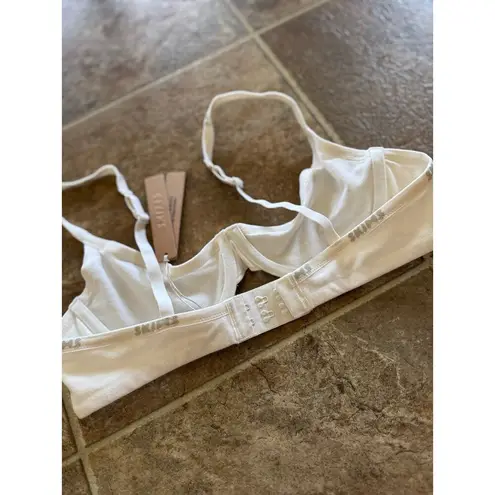 SKIMS Cotton Logo Underwire Demi Bra Marble Size 36A