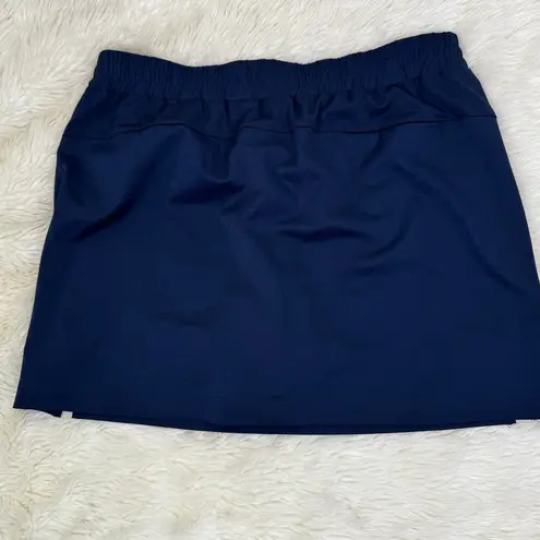 Lady Hagen  Perforated Dark Navy Golf Tennis Activewear Skort Size L NWT