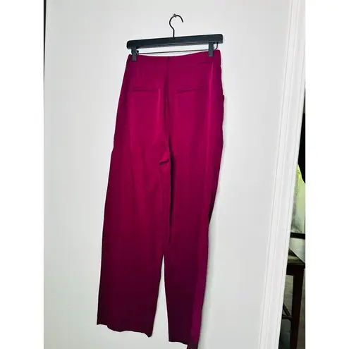 Endless Rose Purple Wine Colored High-Waisted Suit Pants Size Small