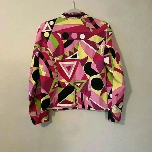 Maggy London Zipper Blazer Jacket Size 8