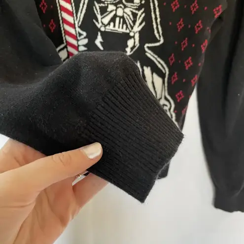Star Wars black and red darth vader merry sithmas sweater christmas women's M