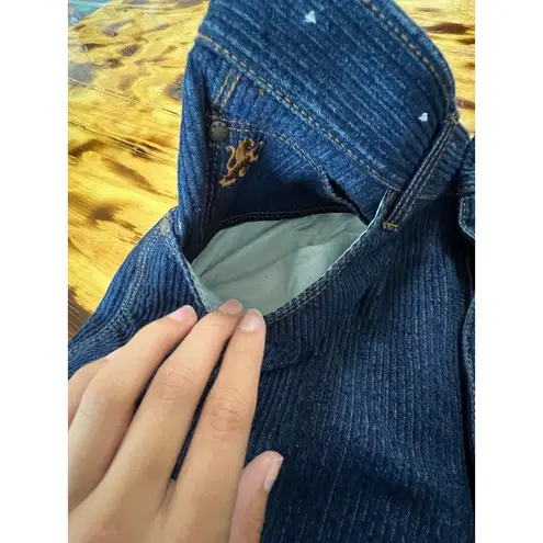 Braxton Jeans Women Size 36/20 Western Country Outdoor Nature Pleated Denim Blue