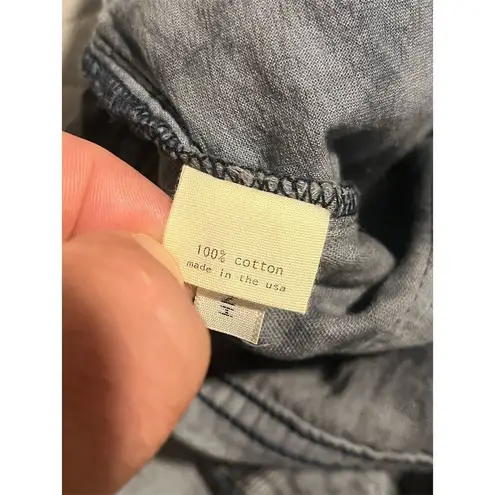 L'Agence LA't Pants Women's Size 25 Black Gray Tie Dye Cropped Relaxed Fit Ankle