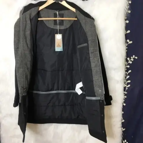 prAna  Insulated Wool Blend‎ Caprise Gravel Jacket