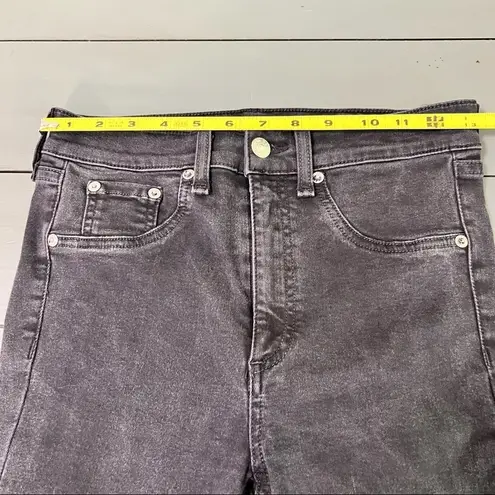 Rag and Bone  Nina High Rise Skinny Black Jeans Size 27 Goth Style