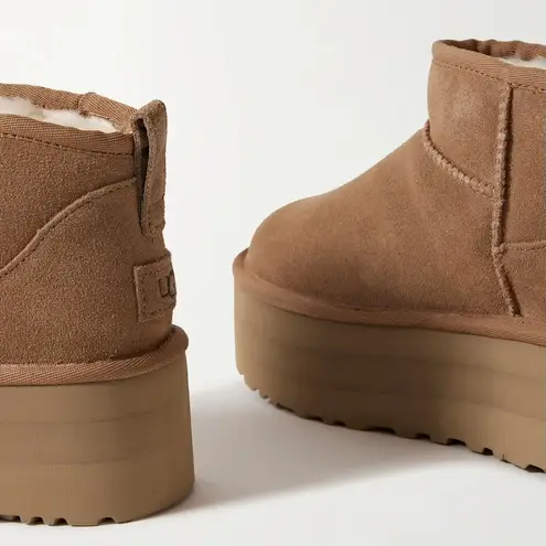 UGG  Classic Ultra Mini Platform Chestnut Size 7 NIB / New in Box Viral Tiktok - Image 4