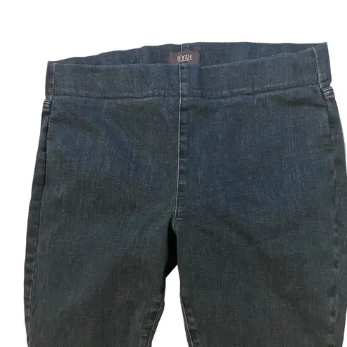 NYDJ Lift Tuck Pull On Dark Wash Cropped Leggings, Sz 10P