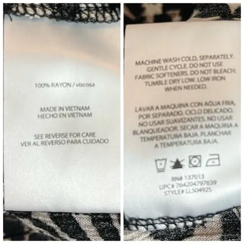 C. Wonder Women's Cabana Shorts Soft Elastic Tie Waist Pockets Leopard Size XXL Brown