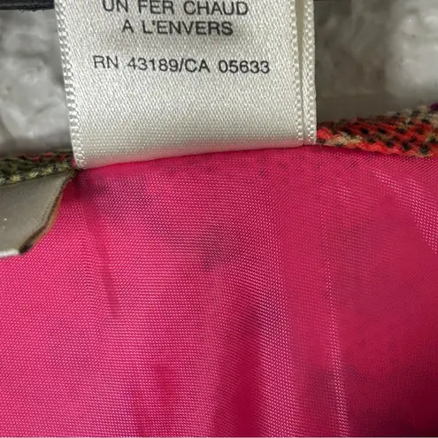 Susan Bristol | Multicolored A-Line Mixed Media Lined BOHO Midi Skirt Size 12