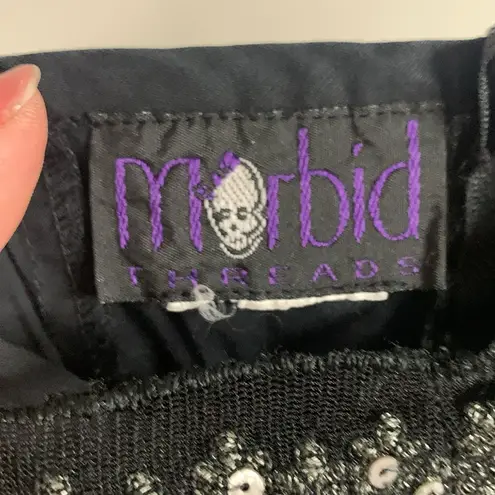 Vintage Morbid Threads Black Goth Dress Size M Size M