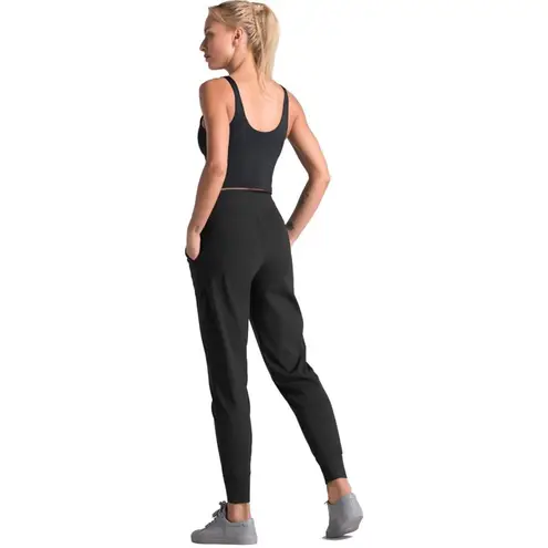 Dragon Fit Black Joggers Womens Large Pockets High Waist Workout Yoga Tapered