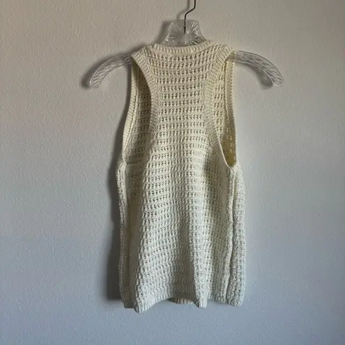 Madewell  Crochet-Knit Crewneck Sweater Tank‎ Size: S, NWT