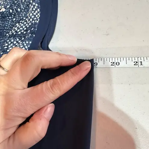 BCBG Maxazria Parisian blue dress textured denim print Asymetrical small urika