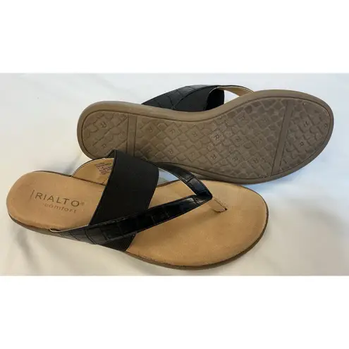 Rialto Comfort Sandal Flip Flop Thongs Used And Lightly Worn Sz 8.5 Boho