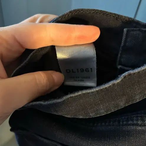 DL1961 Farrow Ankle Jeans Womens 26 Black High Rise Instasculpt Skinny Stretch