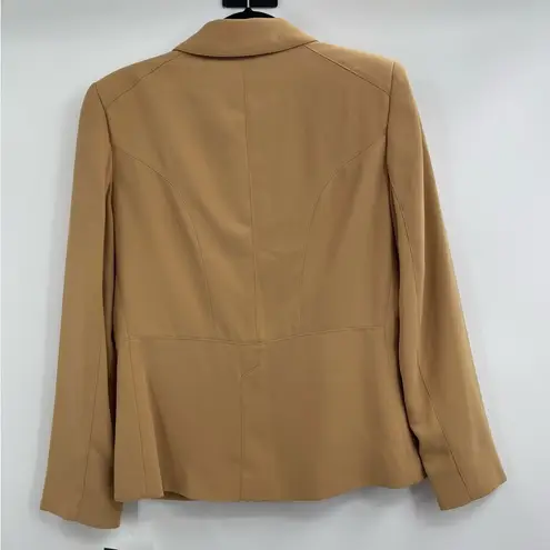 Harvé Benard Harvé Bernard yellow polyester 2 button deadstock nwt blazer size 8