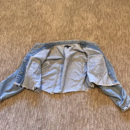 Blue Blush  Denim Jacket