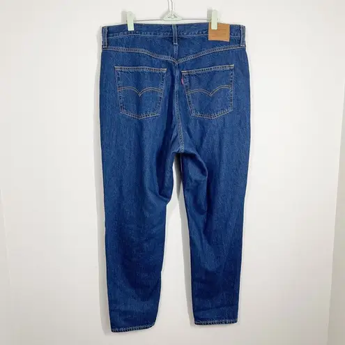 Levi's  Premium 80s Mom Jeans Womens Size 14 Dark Wash High Rise Straight Leg