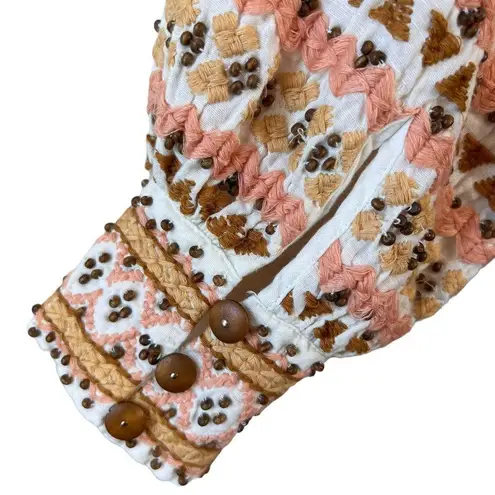 Veronica Beard Fernanda Embroidered Cropped Jacket