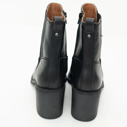 Zodiac Claret Chelsea Booties Block Heel