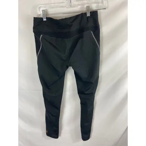 Lucy Activewear Lucy Womens Lucy Tech Black Small Slit Split Mesh Leggings Medium