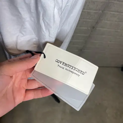 NWT Overstitched Womens White "I'm A Cool Mom" Graphic Tee Size Large