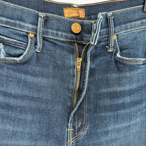 MOTHER Denim MOTHER High Waisted Runaway Denim Jeans in Teaming Up | Sz 27 | Dark Wash