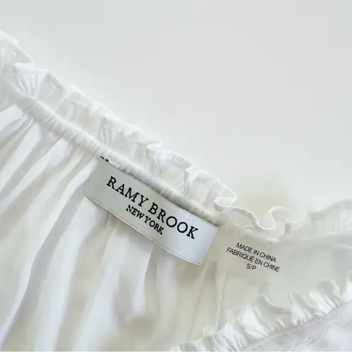 Ramy Brook Women’s Hermine Top Short Sleeve White