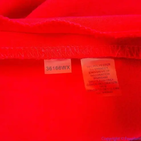 Julia Jordan NEW  red sleeveless‎ shift dress with mental cut-out, plus size 22W