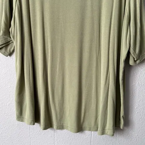 Magaschoni Womens T-Shirt 2X Soft Stretch Relaxed Micromodal Casual Minimalist