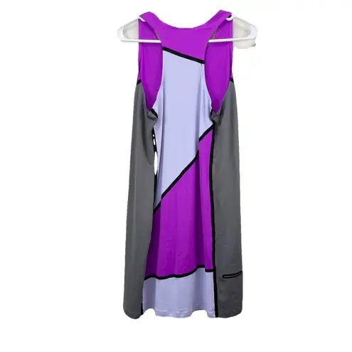 Title Nine Title Nine Racerback Colorblock Purple Athletic Dress Diamalete Golf Size LARGE