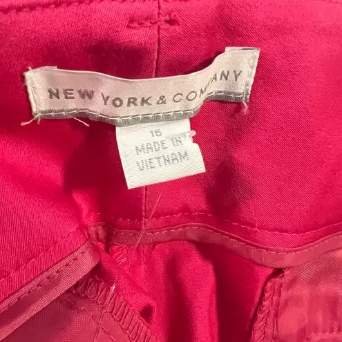 New York & Co. Pink 4" Short Size 16 New