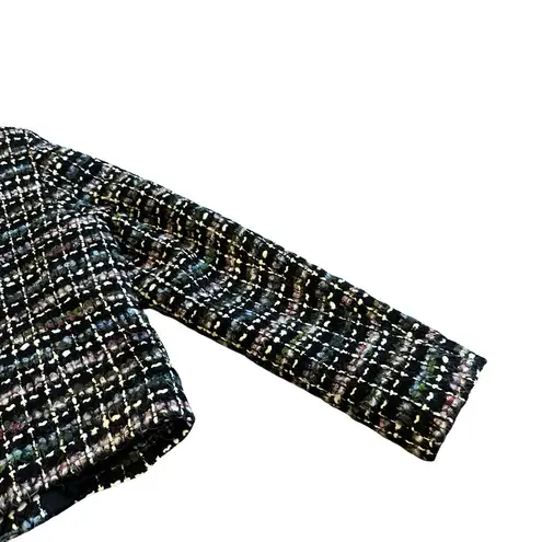 IRO Juane Jacket Open-Front Blazer Black Multi-Color Tweed Size 40 Large NWT NEW