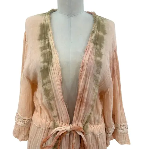 Jen's Pirate Booty Scarlet Kimono Desert Sun Astral Tie Dye Size Medium / Large
