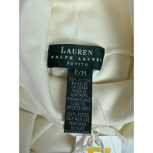 *New Lauren Ralph Lauren Petite Turtleneck Womens PM Ivory Winter Layering Top White Size undefined