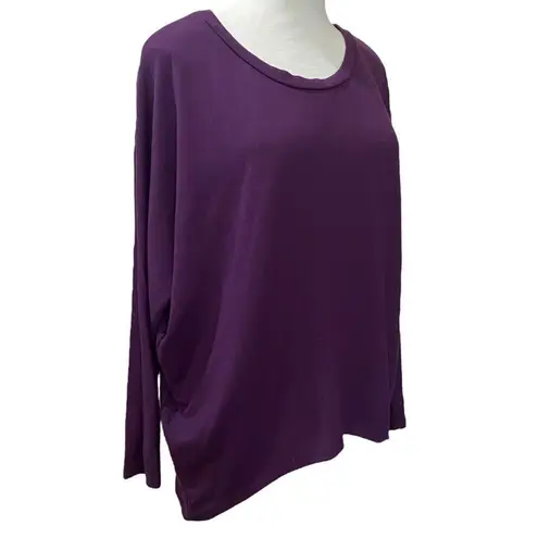 Zanzea Oversized Batwing Lightweight Pullover Sweater Size Large Purple