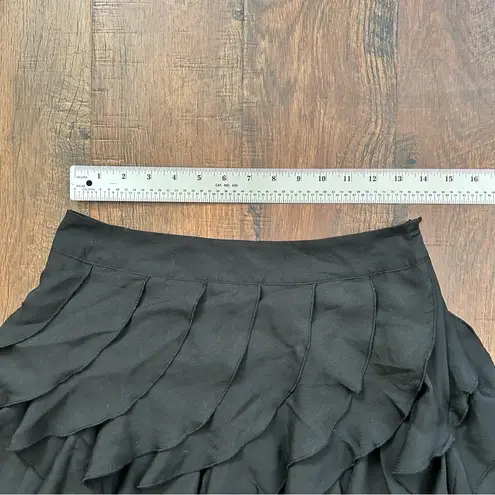 Kardashian Kollection KARDASHION KOLLECTION black ruffled mini skirt, size M, NWOT