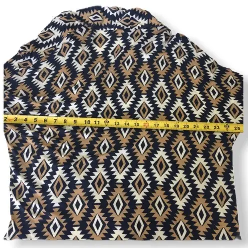 Peach Love California Aztec Print Cardigan