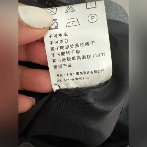 ZhiZhi Wool Grey Maxi Skirt Proenza Schouler Size US 2 / UK 6 Gray