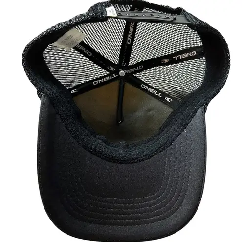 O'Neill O’Neill Trucker Hat Festival Lotus Sun Black White Vintage Y2K Adjustable