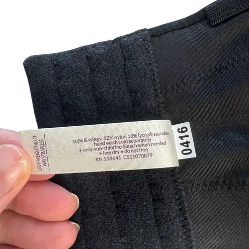 Cacique NWT Lane Bryant Black Multi-Way Strapless Bra Convertible Plus Size 40G