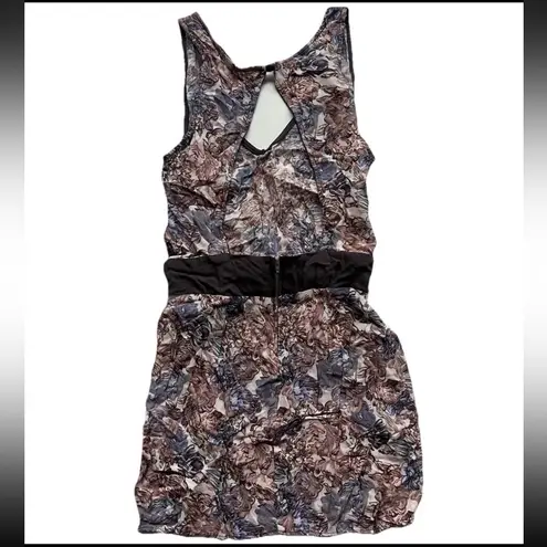 Vintage Phanuel Sleeveless Women’s Fitted Mini Dress S Y2K Boho Floral Feminine Multiple