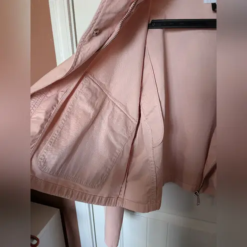 Current/Elliott CURRENT/ELLIOT Cotton Blend Infantry Jacket Crystal Pink W2 thumbnail 4