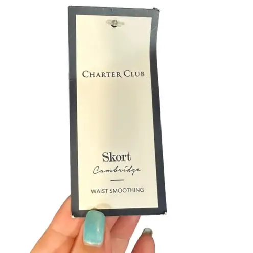 Charter Club Intrepid Blue Core Waist Smoothing Tennis Skort Women Sz XS NWT