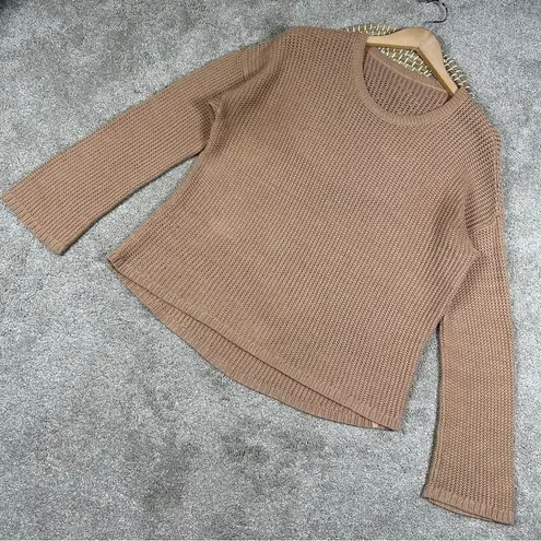 Lululemon  Women’s Easy Embrace Long Sleeve Chunky Sweater Knit Beech Wood Size L