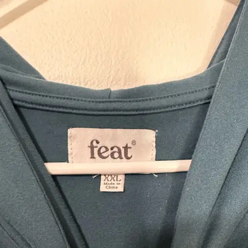 Feat Womens BlanketBlend Move Hoodie Sz XXL Outdoor Sport Gym Hiking Blue