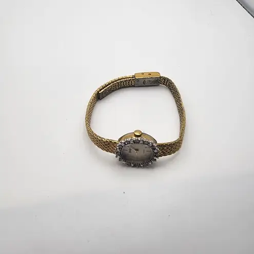 Neiman Marcus Vintage  Gold Tone & Diamond Watch