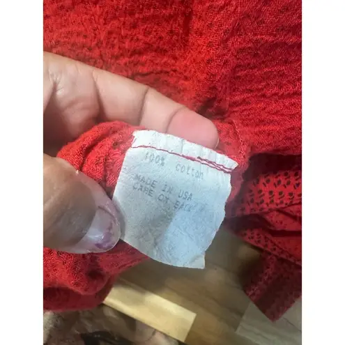 A.K.A Red Black Sleeveless Maxi Dress Vintage