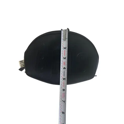 BEIS Black Logo Small Cosmetic Travel Zip Bag