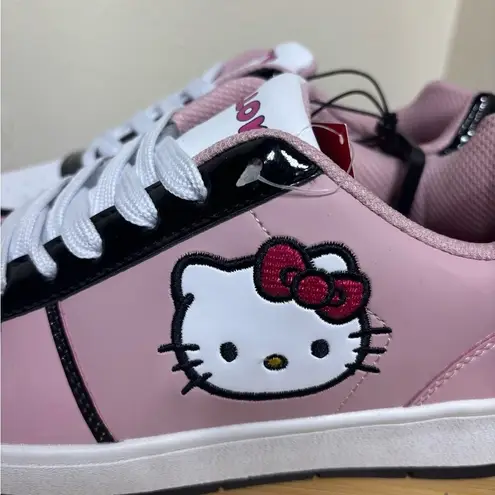 Hello Kitty by Sanrio Size 8 NWT Women's Pink Low Top Court Sneakers Shoes